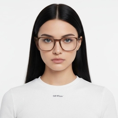 Oval Brown TR90 Glasses #BS0406-0135