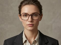 BS0406-0138_Tortoiseshell_Rectangular_TR90_Glasses-tryon_female