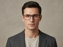 BS0406-0138_Tortoiseshell_Rectangular_TR90_Glasses-tryon_male