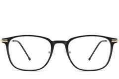 BS0406-0140_Golden_Rectangular_TR90_Glasses_front