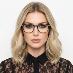 BS0406-0140_Golden_Rectangular_TR90_Glasses_model