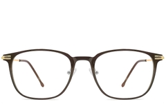 BS0406-0143_Brown_Rectangular_TR90_Glasses_front