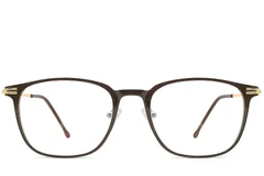 BS0406-0143_Brown_Rectangular_TR90_Glasses_front