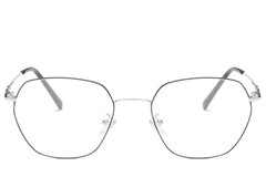 BS0406-0145_Silver_Geometric_Metal_Glasses_front