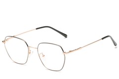 Lunettes géométriques en métal doré #BS0406-0146