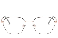 BS0406-0146_Golden_Geometric_Metal_Glasses_front