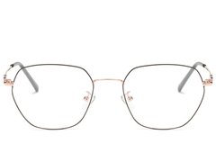 BS0406-0146_Golden_Geometric_Metal_Glasses_front