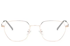 BS0406-0147_Pink_Geometric_Metal_Glasses_front