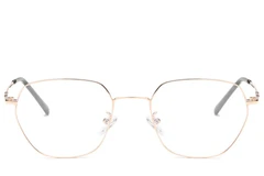 BS0406-0147_Pink_Geometric_Metal_Glasses_front