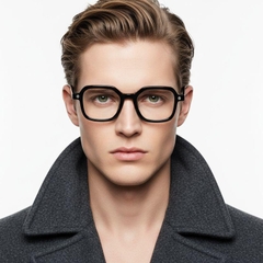 Rectangular Black TR90 Glasses #BS0406-0175