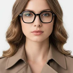 BS0406-0175_Black_Rectangular_TR90_Glasses_model