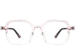 BS0406-0179_Pink_Rectangular_TR90_Glasses_front