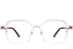 BS0406-0179_Pink_Rectangular_TR90_Glasses_front