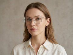 BS0406-0182_Silver_Rectangular_Metal_Glasses-tryon_female