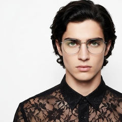 Rectangular Silver Metal Glasses #BS0406-0182