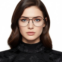 BS0406-0183_Black_Aviator_Metal_Glasses_model