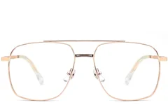 BS0406-0185_Pink_Aviator_Metal_Glasses_front
