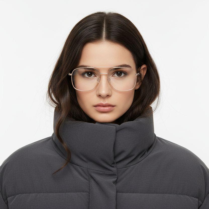 BS0406-0185_Pink_Aviator_Metal_Glasses_model