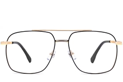 BS0406-0186_Golden_Aviator_Metal_Glasses_front