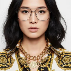 BS0406-0187_Silver_Aviator_Metal_Glasses_model