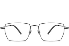BS0406-0191_Grey_Rectangular_Titanium_Glasses_front
