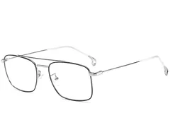 Aviator Silver Metal Glasses #BS0406-0192
