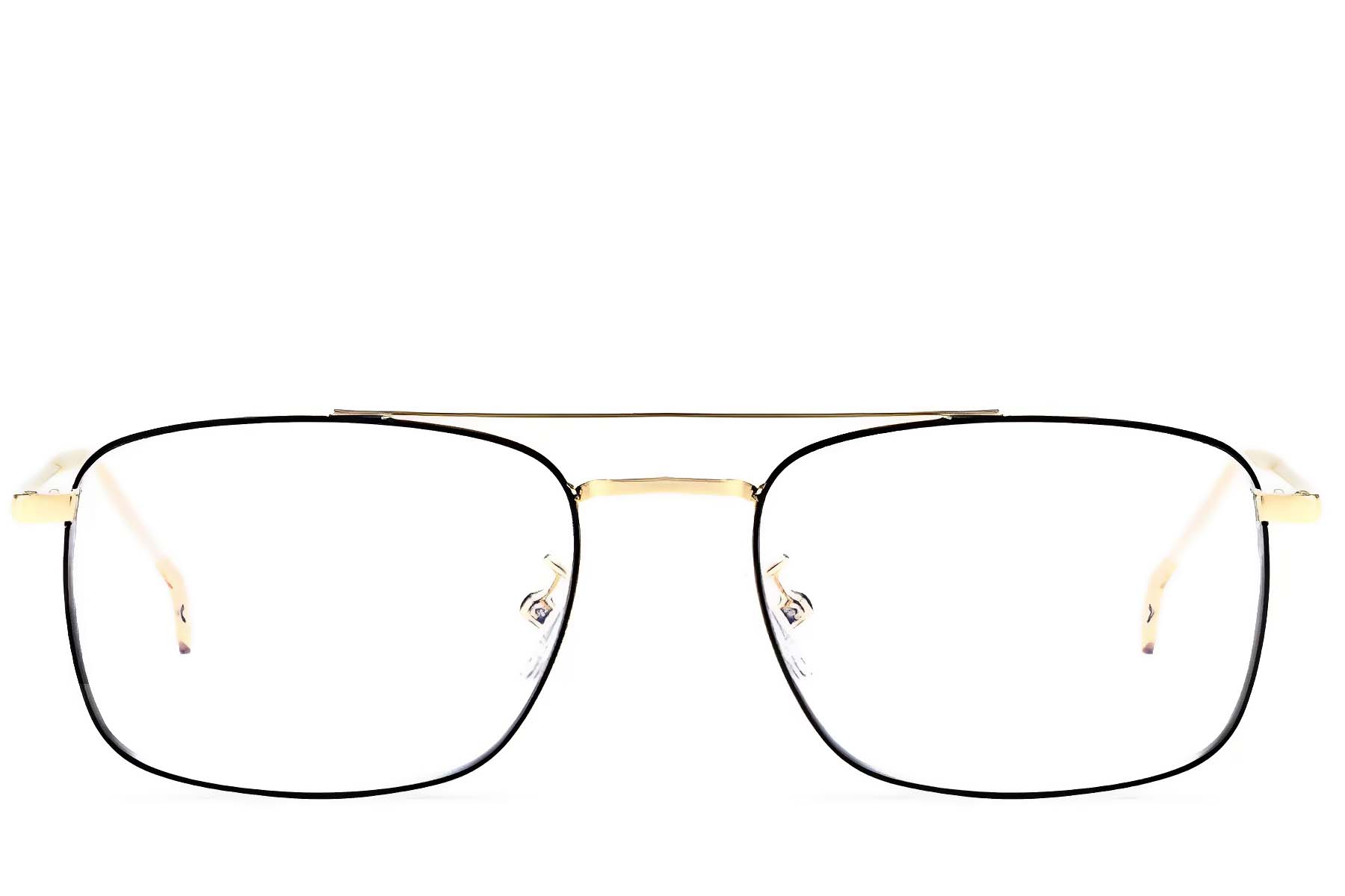 BS0406-0193_Golden_Aviator_Metal_Glasses_front