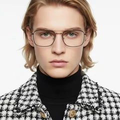 BS0406-0193_Golden_Aviator_Metal_Glasses_model