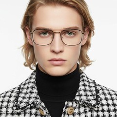 BS0406-0193_Golden_Aviator_Metal_Glasses_model