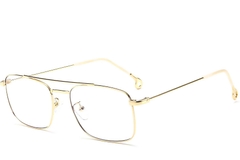 Aviator Golden Metal Glasses #BS0406-0195
