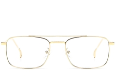 BS0406-0195_Golden_Aviator_Metal_Glasses_front
