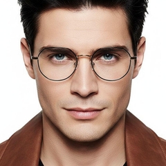 Geometric Pink Metal Glasses #BS0406-0197