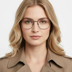 BS0406-0201_Black_Rectangular_Metal_Glasses_model