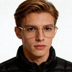 bs0406-0204_golden_rectangular_metal_glasses_model