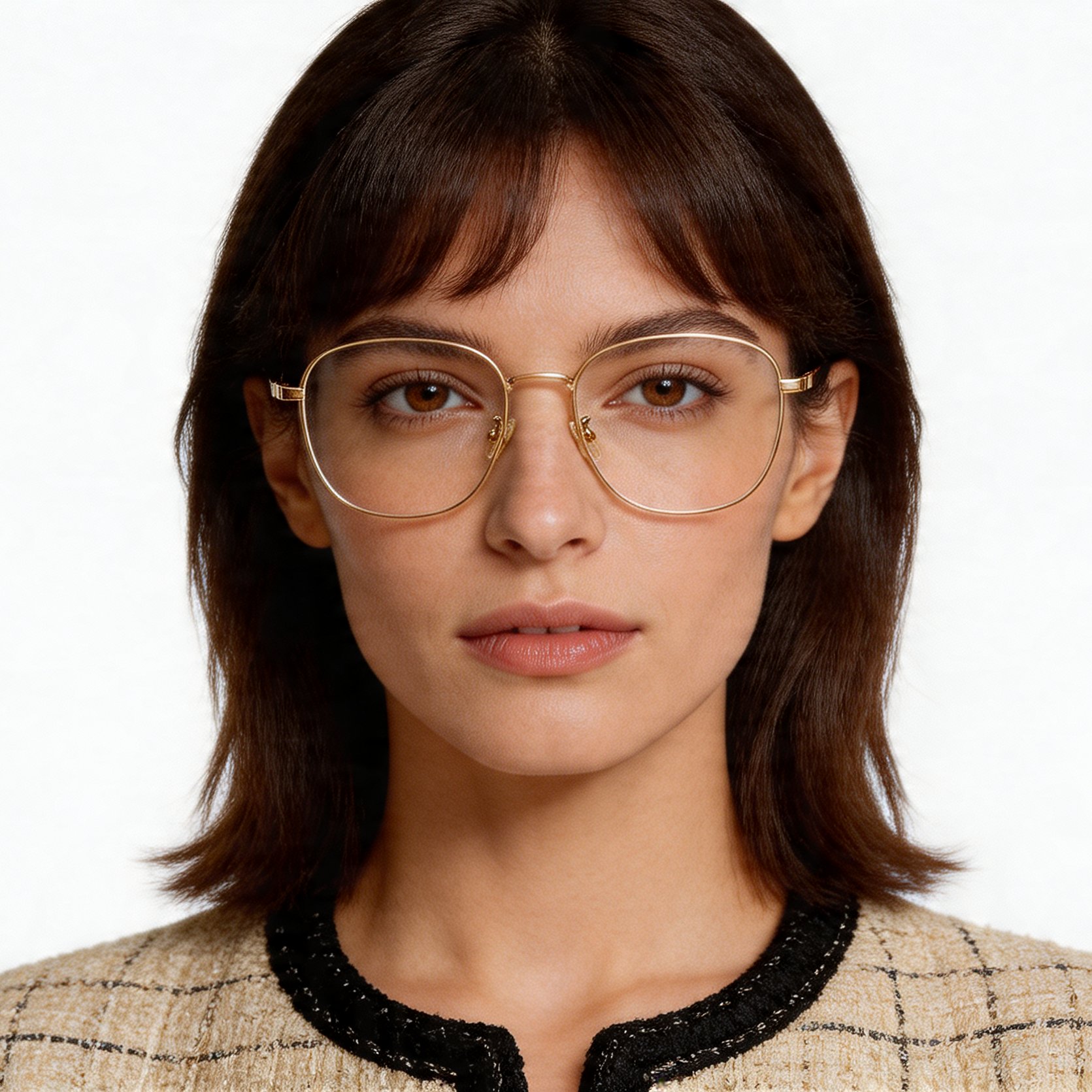 bs0406-0204_golden_rectangular_metal_glasses_model