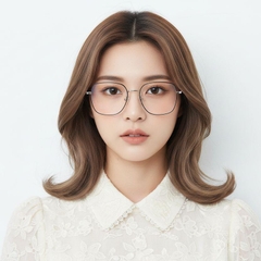 Rectangular Silver Metal Glasses #BS0406-0205