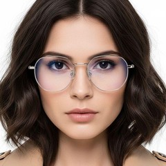 BS0406-0209_Silver_Geometric_Metal_Glasses_model