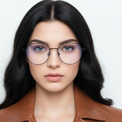 BS0406-0213_Silver_Oval_Metal_Glasses_model