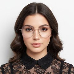 BS0406-0215_Silver_Oval_Metal_Glasses_model