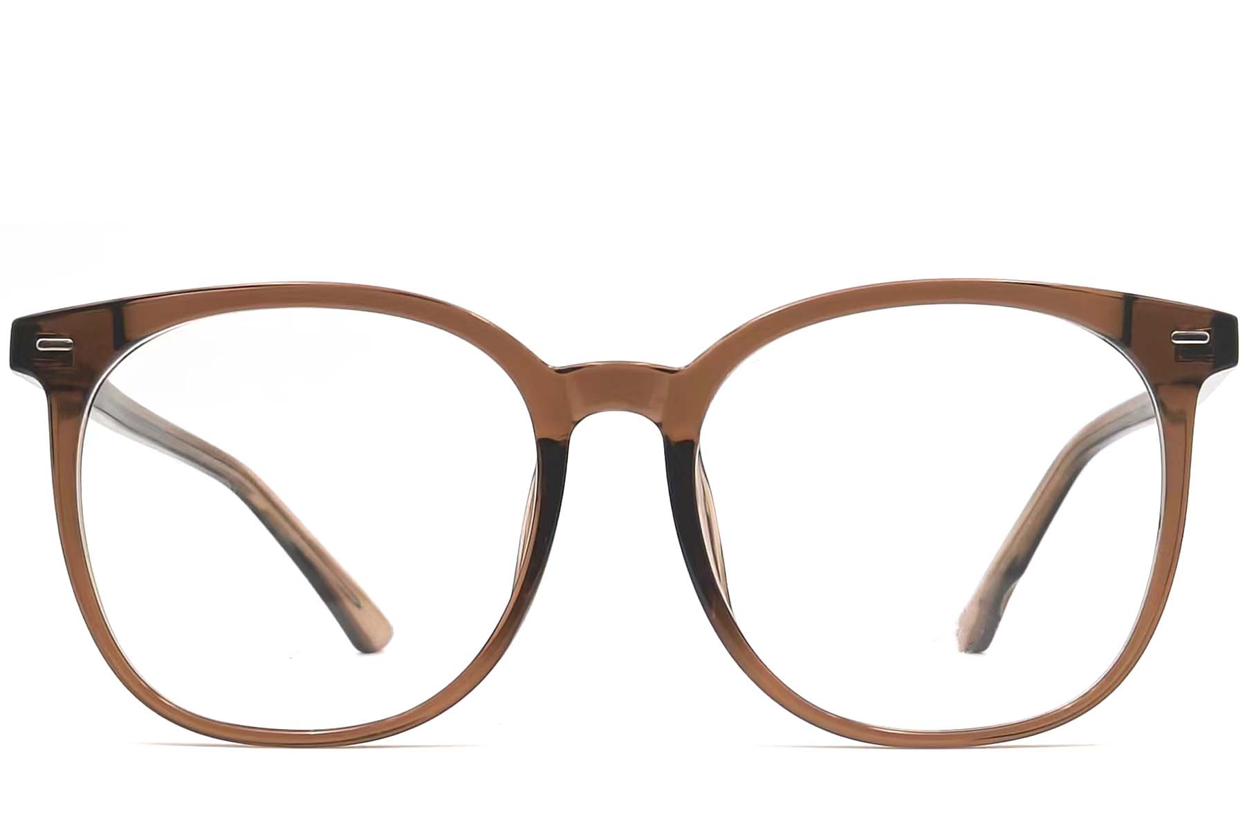 BS0406-0217_Brown_Oval_TR90_Glasses_front