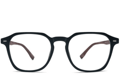BS0406-0219_Black_Rectangular_TR90_Glasses_front