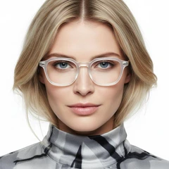 BS0406-0222_Transparent_Rectangular_TR90_Glasses_model
