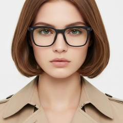 Rectangular Black TR90 Glasses #BS0406-0224