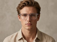 BS0406-0226_Grey_Rectangular_TR90_Glasses-tryon_male