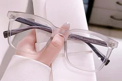 BS0406-0226_Grey_Rectangular_TR90_Glasses_front
