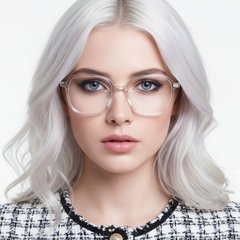 BS0406-0231_Transparent_Rectangular_TR90_Kids_Glasses_model