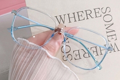 BS0406-0234_Blue_Rectangular_TR90_Kids_Glasses_front