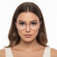 BS0406-0237_Pink_Geometric_TR90_Kids_Glasses_model