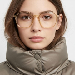 Gafas geométricas TR90 amarillas para niños #BS0406-0239