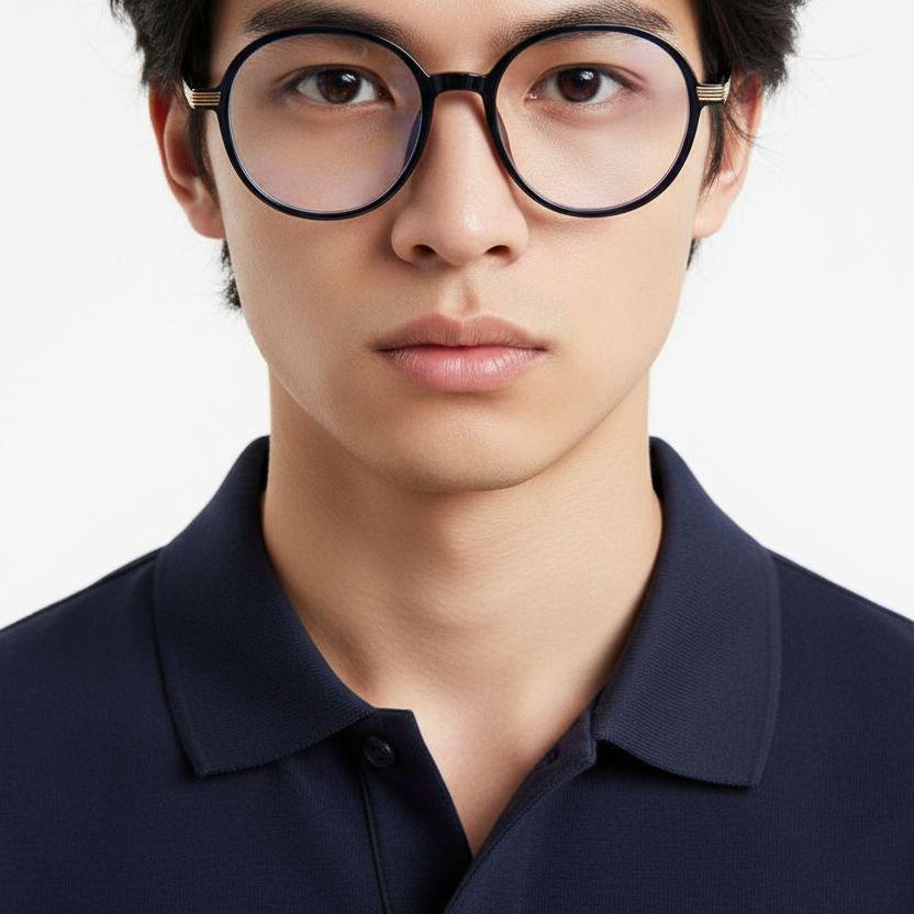 Oval Black TR90 Kids Glasses #BS0406-0240